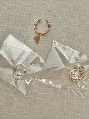 Gold-filled Ear Cuff Set
